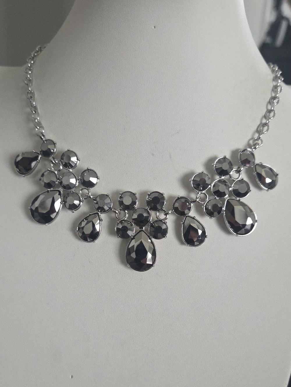 Paparazzi Debutante Drama Silver Necklace NWT